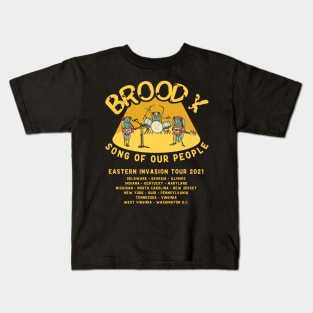 Cicada Brood X Cicada Invasion 2021 Cicada Song Kids T-Shirt
